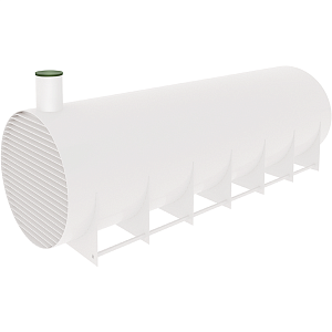 Резервуар (Ёмкость) горизонтальный для подземого монтажа 150 м³ / 3910*3970*13600 мм.